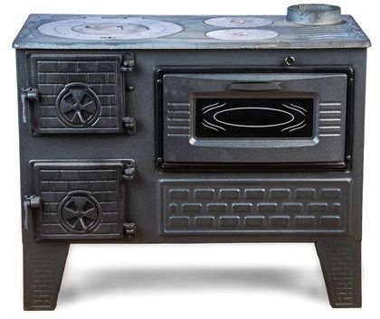 Отопительно-варочная печь МастерПечь ПВ-04 с духовым шкафом, 7,5 кВт в Ростове-на-Дону