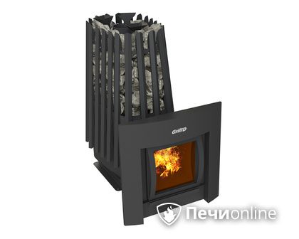 Дровяная печь-каменка GrillD Cometa Vega 350 window Max в Ростове-на-Дону