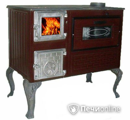 Отопительно-варочная печь МастерПечь ПВ-06 с духовым шкафом, 7.5 кВт в Ростове-на-Дону