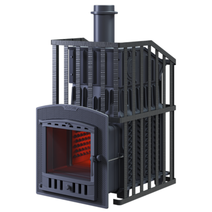Дровяная печь-каменка Гефест Гром Ураган 30 (П2) в Ростове-на-Дону