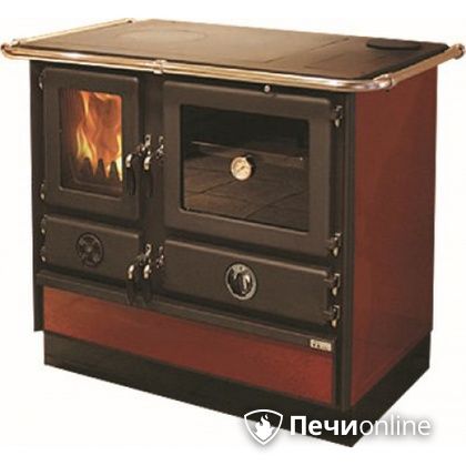 Отопительно-варочная печь MBS Thermo Magnum Red R с теплообменником и духовым шкафом в Ростове-на-Дону